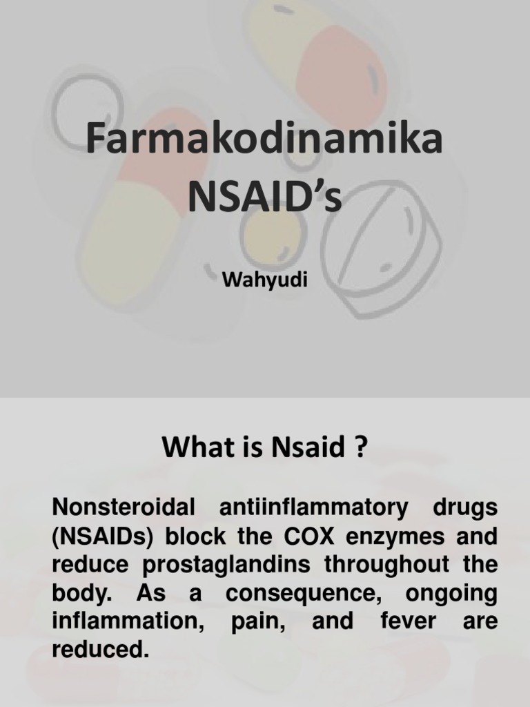 Farmakodinamika NSAID's T | PDF | Nonsteroidal Anti Inflammatory Drug ...