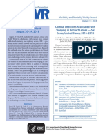 Contact Lens Health Week - August 20-24, 2018 Corneal Infections Associated With Sleeping in Contact Lenses - Six Cases, United States, 2016-2018