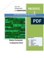 MODUL SISKOM - Sistem Dan Kode Bilangan-1