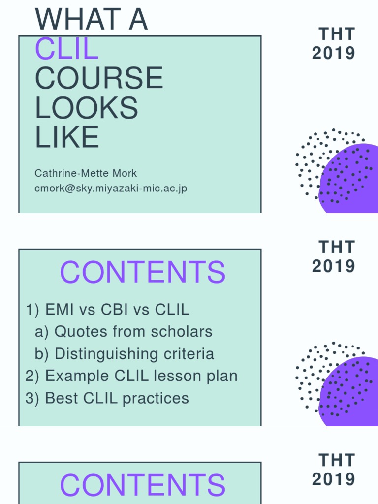 Overview of CLIL Course Structure | PDF | Language Education | Epistemology