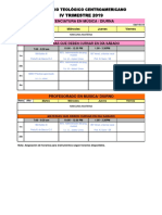 Horario IV Trimestre 19, Grado, EMUSA, Prof y Lic Diurno