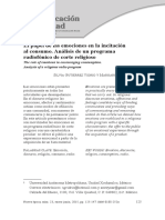 ART - El Papel de Las Emociones en La Incitación Al Consumo. Análisis de Un Programa Radiofónico de Corte Religioso PDF