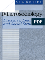 Microsociology: Microsociology Discourse, Emotion, And. Social Structure - by Thomas J. Scheff
