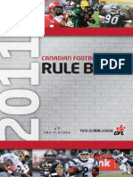 Rule Book: Canadian Football League