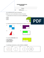 Prueba Fracciones 1 Parte