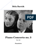 Bartok IIIrd Piano Concerto