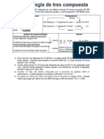 Taller Regla de Tres Compuesta