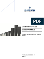 Manual Unidrive Emerson M300