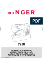 Singer Stylst 7258 Sewing Machine - English Only