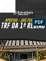 110 apostas para concurso de juiz federal do TRF-1