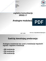 11 Analogne Modulacije