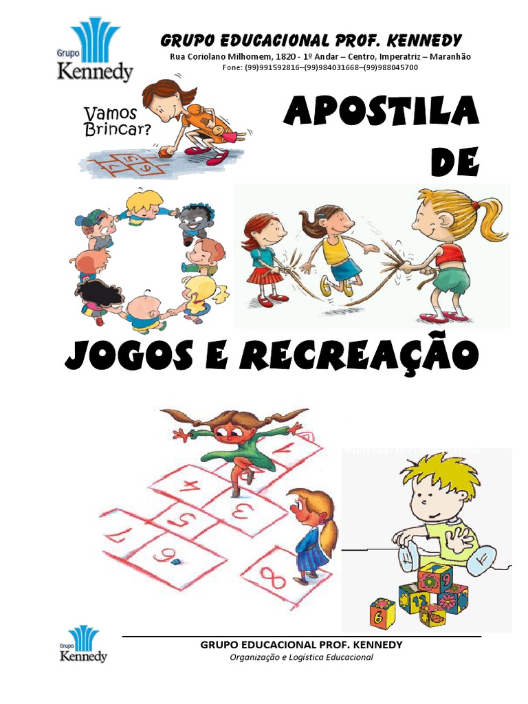 Apostila de Jogos e Recreação Infantil | PDF | Recreação | Humano