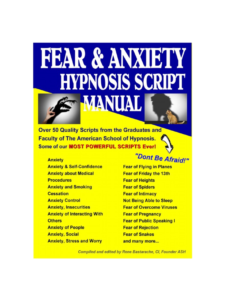 Fear and Anxiety Scripts PDF | PDF | Fear | Relaxation (Psychology)