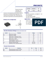 Pdc3907Z: 30V P-Channel Mosfets