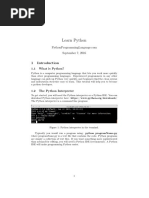Learn Python: September 7, 2016