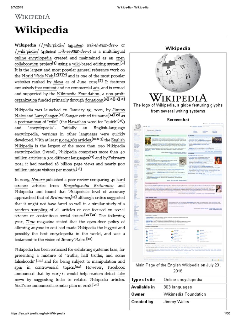 Wikipedia Wikipedia Pdf Wikipedia Wiki