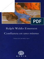 Confianza en Uno Mismo - Ralph Waldo Emerson PDF