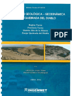 Informe Tecnico N A6712 Evaluacion Geologica - Geodinamica en La Quebrada Del Diablo Distrito Alto de La Alianza Provincia Tacna Region Tacna