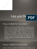 Ley 400 De 1997