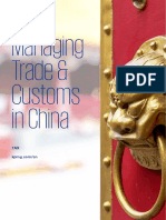 Managing Trade Customs China 