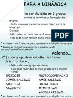 regras Para A Dinâmica.ppt