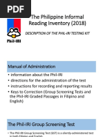 The Philippine Informal Reading Inventory (2018) .PPTX 2