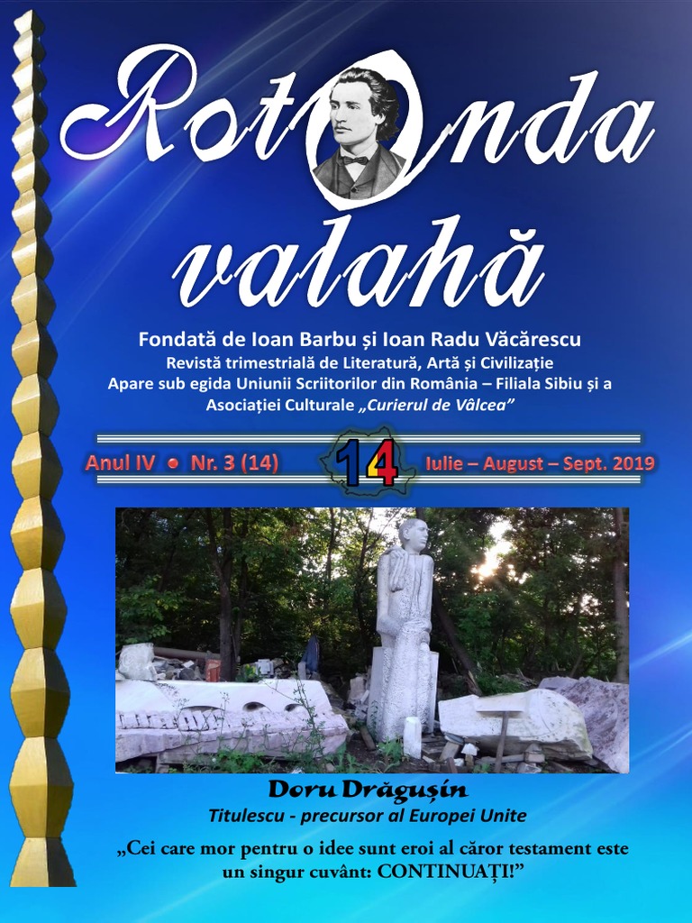 Revista Rotonda ValahÄƒ Nr 3 14 Iulie August Septembrie 2019