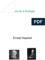 Historia de Ecología