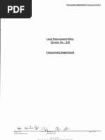 Local Procurement Policy PDF