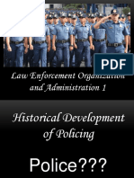 History of Policing Lecture 1