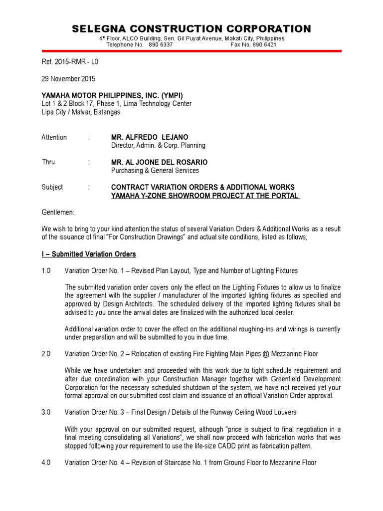 Turn Over Letter | PDF | Building Engineering | Economic Sectors