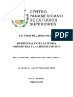 TEORIA DEL CONSTRUCTIVISMO SOCIAL DE LEV VYGOTSKY EN COMPARACIÓN CON LA TEORIA JEAN PIAGET