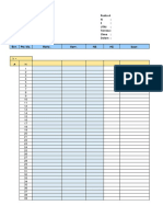 Libreta de Campo para Teodolito (Formato Grupo 2)