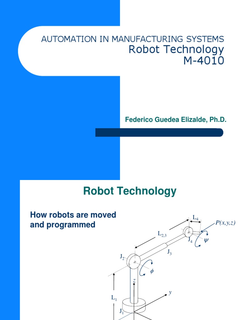 Robot Kinematics and Movement Analysis | PDF | Cartesian Coordinate ...