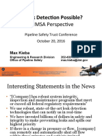 배관건전성_PST_PS Trust 2016_Is Leak Detection Possible_PHMSA Perspec,Ve_Is Leak Detection Possible