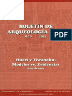 Boletin de Arquelologia PUCP No. 05 (2001) Número 05. Huari y Tiwanaku modelos vs. evidencias. Segunda parte 2.pdf