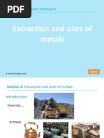 Extraction and Uses of Metals: Section 2: Inorganic Chemistry