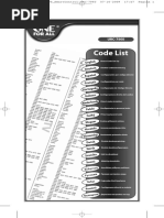 Urc Code List