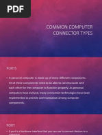 Common Computer Connector Types