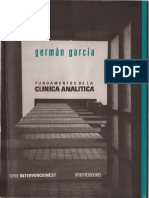García, German (2007). Fundamentos de La Clínica Analítica. Ed. Otium