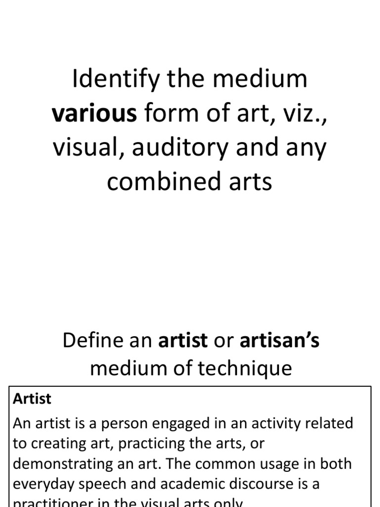 Art and Appreciation | PDF | Artisan | Curator