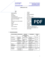 I. Datos Personales: Mag. Máximo Alejandro Crispín Gómez