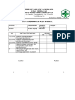 Daftar Pertanyaan Audit Internal Pengelola Keuangan Betul Dok