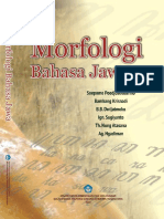 Morfologi Bahasa Jawa 2015