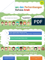 Pemerolehandan Perkembangan Bahasa Anak