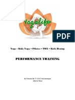 Performance Training: Yoga - Kidz Yoga - Pilates - TRX - Kick Boxing