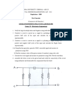 Regulations - 2008 First Semester