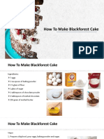 How To Make Blackforest Cake