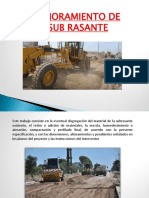 Mejoramiento de Sub Rasante