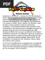Release Trio Forró Copaíba